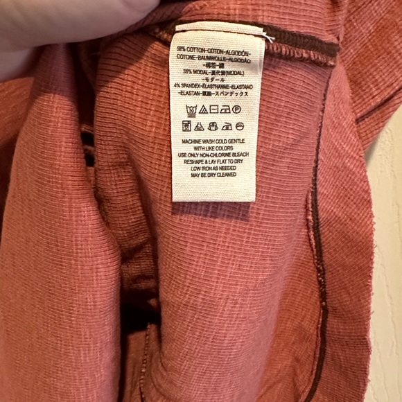 Free people V-Neck Long Sleeve Top in Rust - Picture 5 of 5